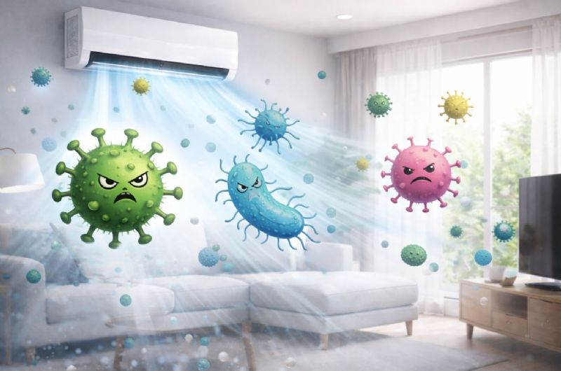 冷氣裡的微生物從哪來？異味忽有忽無的關鍵因素